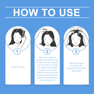 Intensive Hair Care Capsule, Scalp Repair Essential Oil Smoothing Hair Care Essence Leave-In Hair Care Capsule