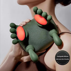 Shoulder and neck massager multifunctional home cervical massager heating