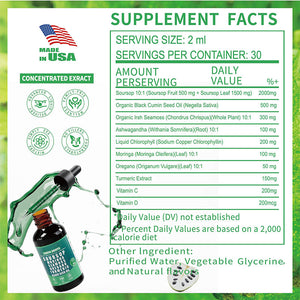 Sourhop dropsd liver cleansing with prickly fruit and lychee drops