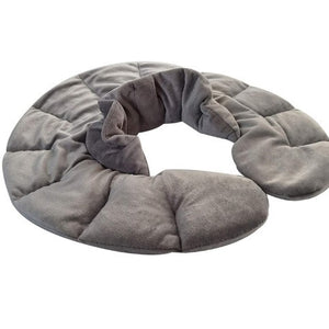Microwave Heating Neck and Shoulder Wrap Gravity Weighted Strap Short Plush Neck and Shoulder Heating Pad with Hot/Cold Pack