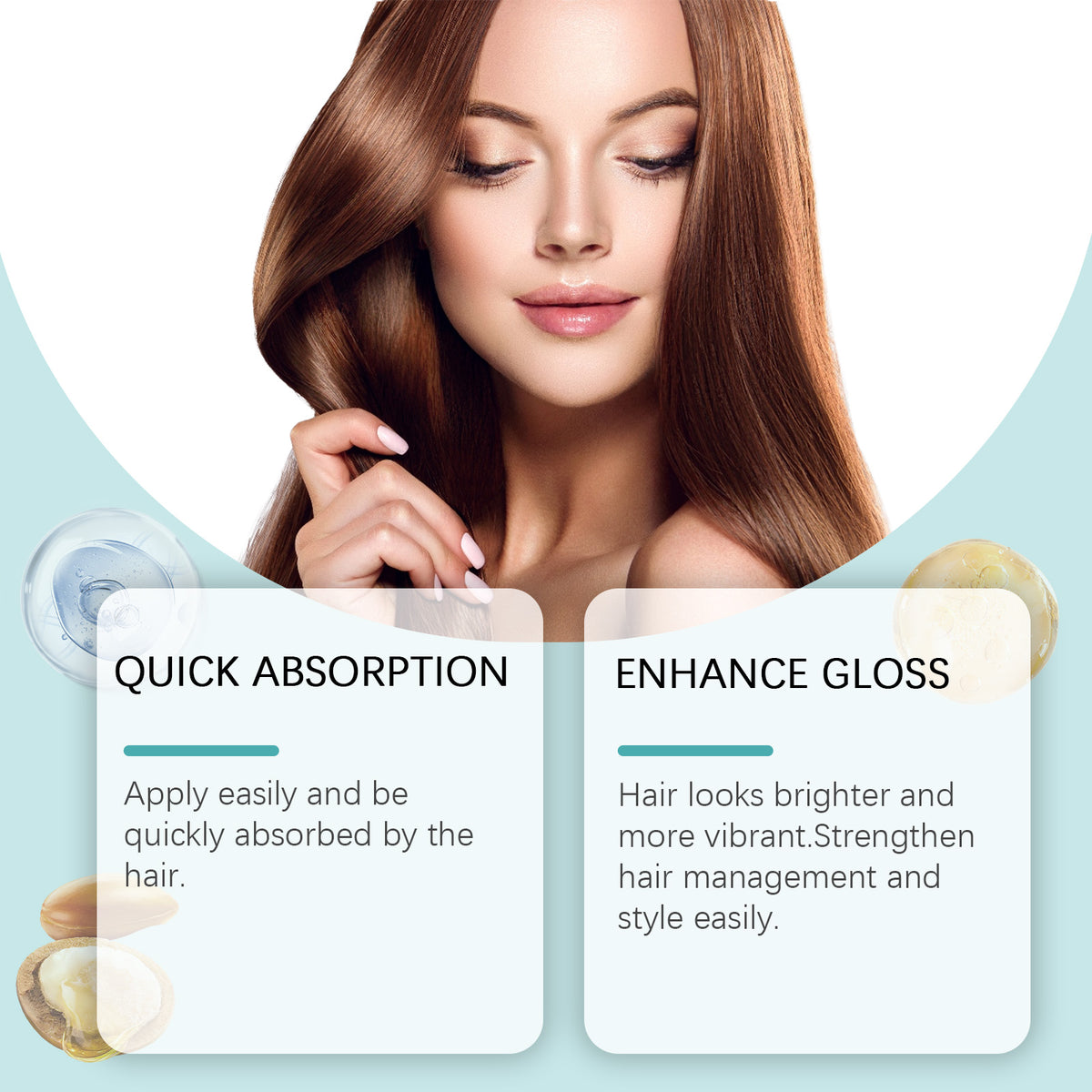 Hair Protein Treatment Cream, Volumizing Hair, Reducing Split Hair And Shiny Hair Treatment Cream