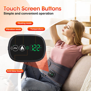 Rechargeable heating massage waist belt warm compress controller red light