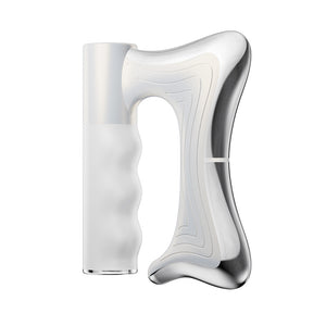 Microcurrent hot compress vibration massager muscle relaxation tool