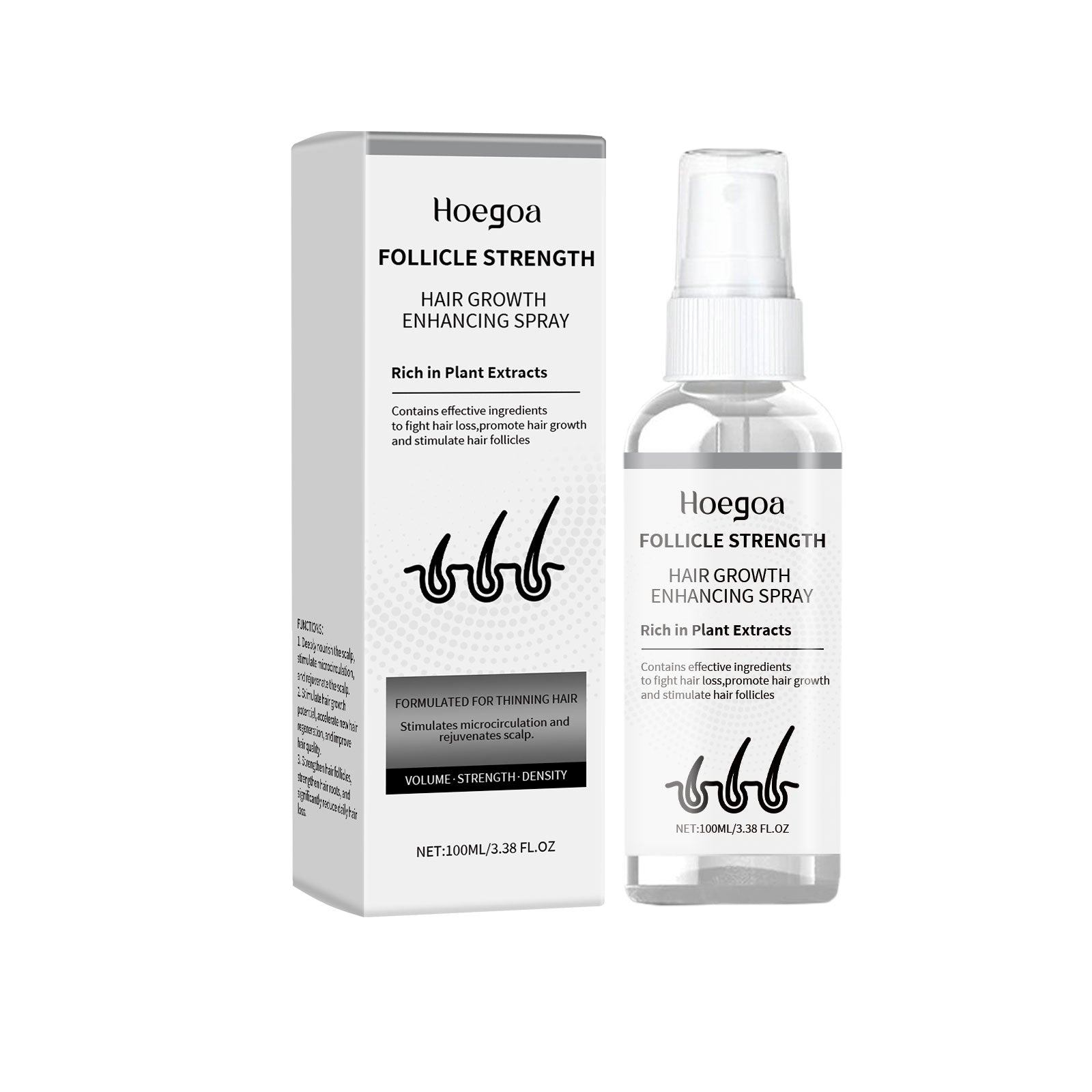 Hair Care Spray Gentle Moisturizing and Moisturizing Hair Care Spray