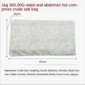 Sea salt heating large coarse salt hot compress bag for warming knees shoulders and neck with added sea salt hot moxibustion bag