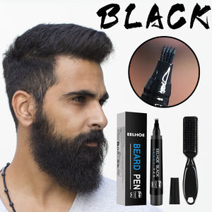 Foreign Trade Cross-Border Beard Filler Pen Kit, Waterproof, Sweat Resistant, Makeup Free Beard Pen Beard Pen
