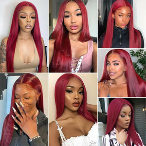 200 Density  Straight Human Hair Wigs