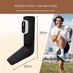 Heated Leg Massager with Multi-Level Adjustment, Simulated Air Pressure Massage, Rechargeable Beauty Leg Device, Kneading Full Wrap Foot Therapy Machine